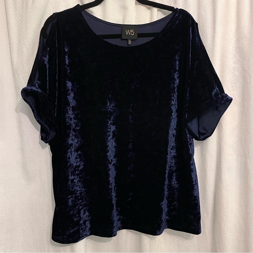 Blue Velvet Shirt